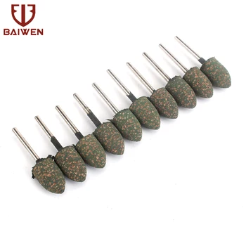 

10-100Pcs Rubber Grinding Head Metal Polishing For Dremel Rotary Tool 3mm Shank