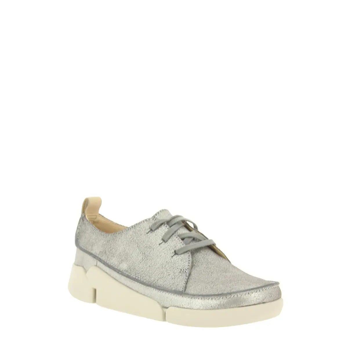 Zapatillas Suede Bajas Marino Mujer Plata Clarks azul nude Sqx4ww85