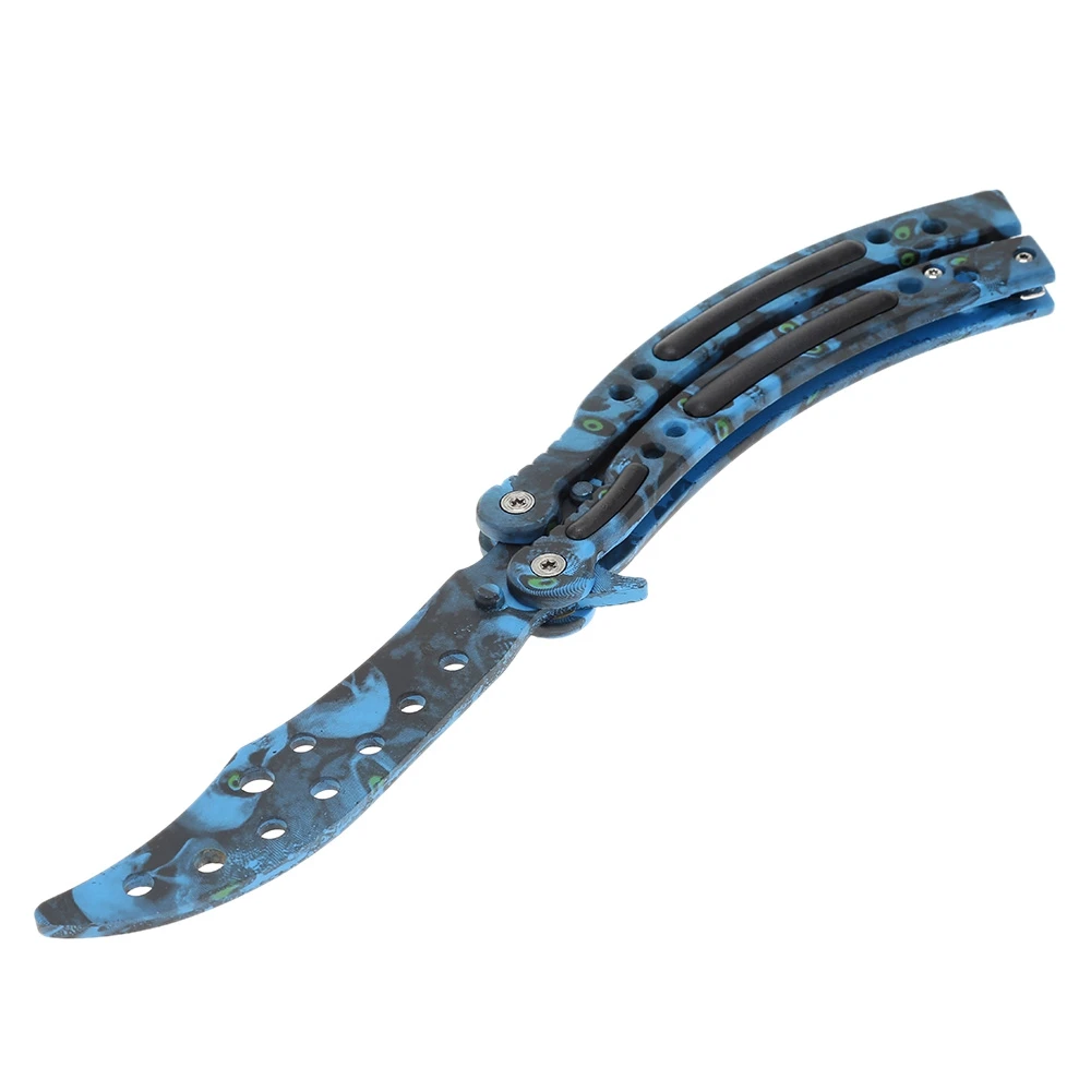 Folding Training Butterfly Flail Knife Unsharpened Practice Tool | Спорт и развлечения