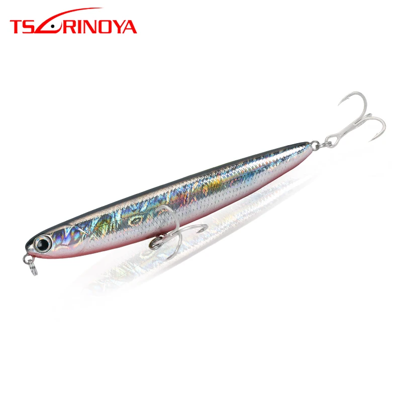 Tsurinoya DW27 110 мм 13 г Topwater карандаш жесткая приманка для рыбалки искусственная приманка со звуковым стальным шариком