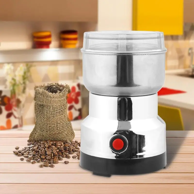 

Stainless Steel Electric Coffee Grinder Mill Herbs/Spices/Nuts/Grains/Coffee Bean Grinding Machine Coffee Bean Burr Grinders