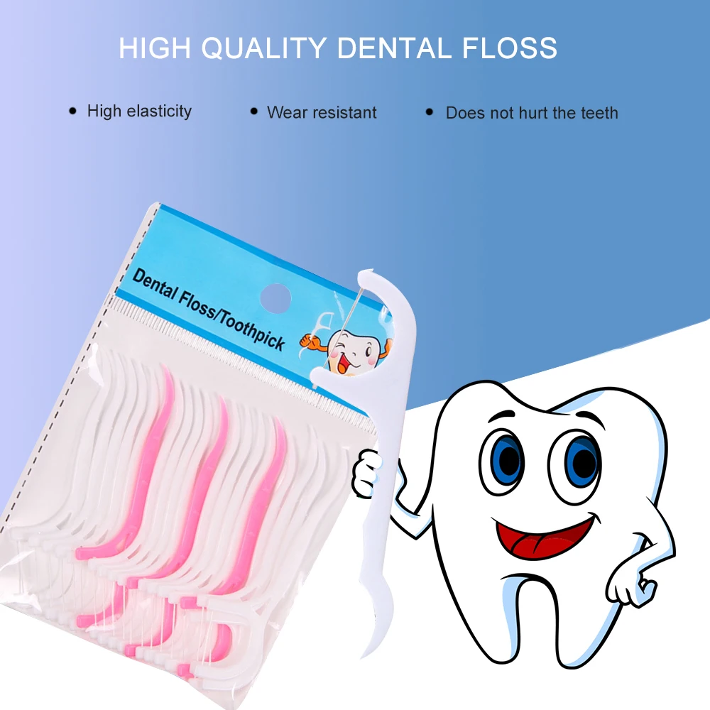 Горячая Распродажа 20 шт безопасная одноразовая зубная нить межзубная пластиковая щетка для ухода за зубами инструменты для чистки зубов