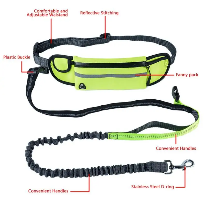 Domestici Da E Borsa Impermeabile Jogging Corsa Del Libere Mani A Animali Elastico Gli Di Regolabile Scomparsa Piedi 1 Per Passeggiate Guinzaglio Pc Cane Trasporto aRPzqwg