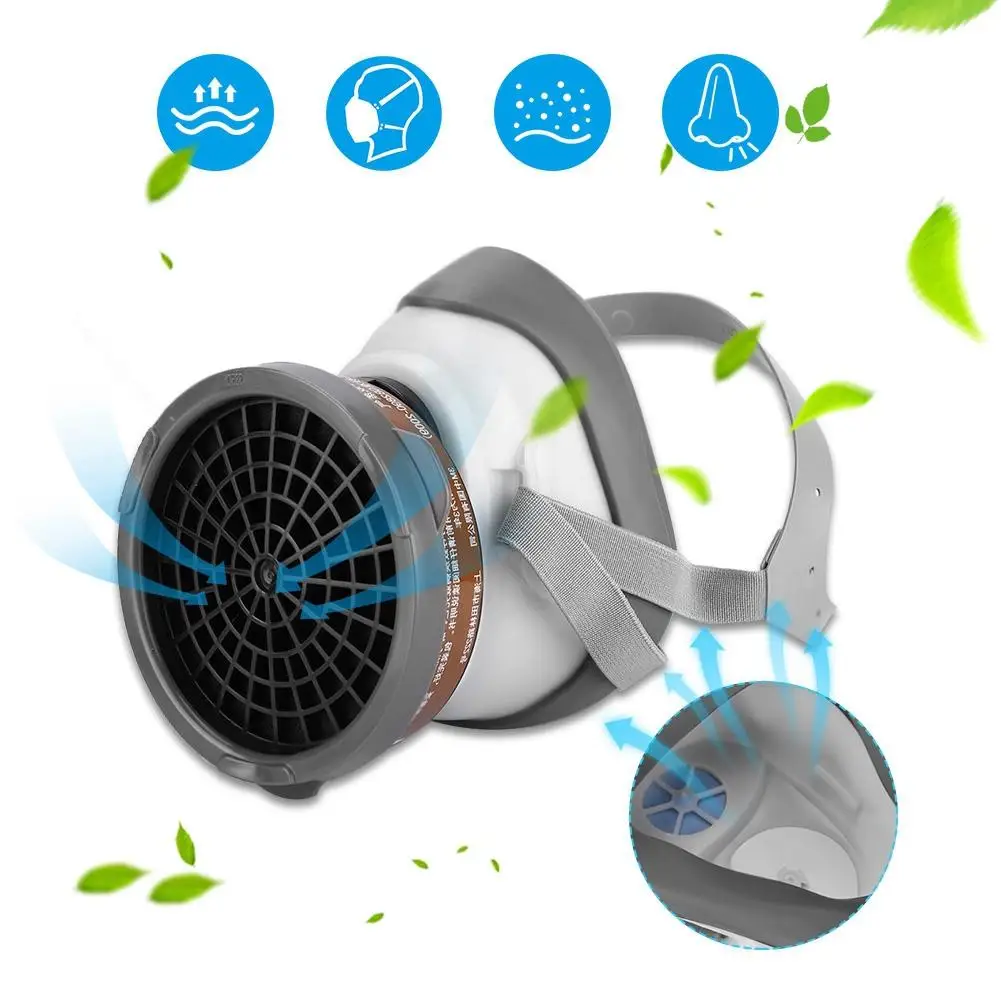 

Plastic Chemical Anti-Dust Industrial Respirator Filtration Of Gas Masks Welding Dust Mask hot sale 2019