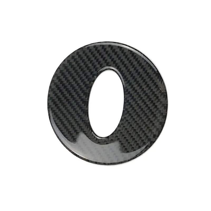 

1 PC Auto Car Durable Decorative Carbon Fiber Styling Steering Wheel Emblem Sticker Decal for Subaru Forester