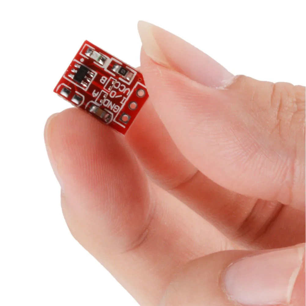 10pcs Single Channel Button Key Switch Red Self Locking Capacitor Sensor Digital Module | Электроника