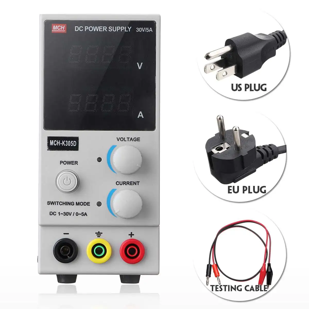 

110V /220V To DC 30V Switching Voltage Regulators Adjustable stable power supply SMPS Single Channel DC Power Supply