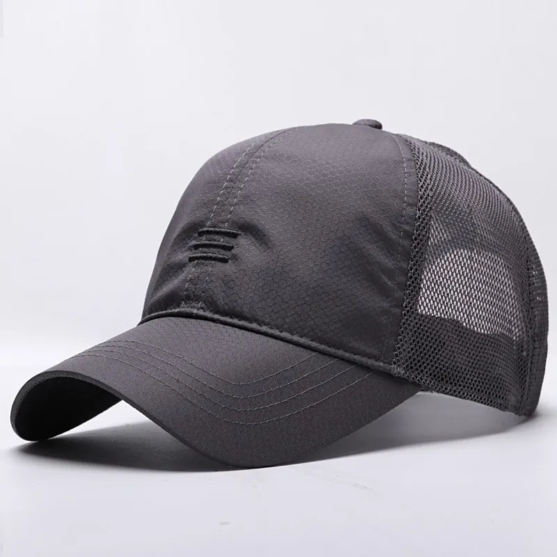 Big Head Man Plus Size Baseball Cap Men Summer Thin Fabric Mesh Sun Hat Male Snapback Hats M 55-59cm L 60-64cm baseball caps baseball cap