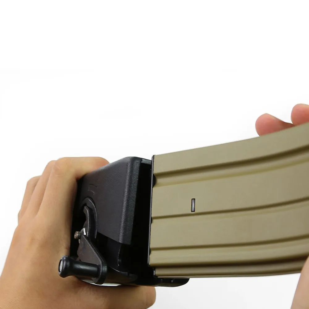 Tactical Military Equipment M4 1000rd BB Speed Loader/Converting Adaptor AK G36 MP5 Magazine Quick 