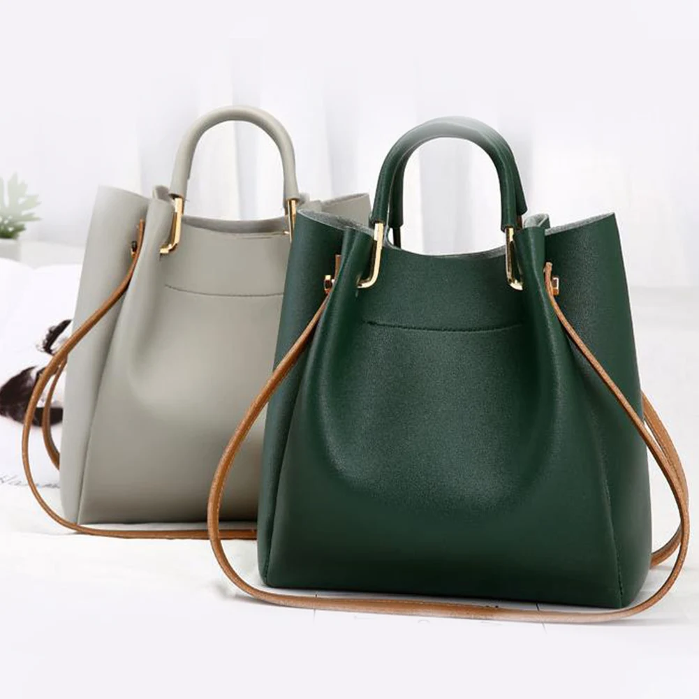 

2019 Luxury Brand PU Leather Handbags For Women Simple Soft Shoulder Messenger Bags Casual Female Tote Clutch Purse Bolsos Mujer