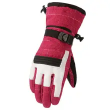 Зимние женские лыжные перчатки непромокаемые велосипедные лыжные мотоциклетные сноубордические лыжные перчатки зимние теплые перчатки с сенсорным экраном