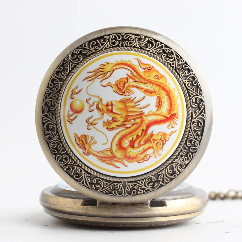 Pocket & Fob Watches Gold Dragon Quartz Pocket Watch Pendant Chain Necklace for Women/Men Watch Gift Pocket & Fob Watches Gold Dragon Quartz Pocket Watch Pendant Chain Necklace for Women/Men Watch Gift
