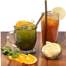 10 шт. новая бамбуковая соломка, многоразовая солома, Органическая Бамбуковая Питьевая соломка, натуральные деревянные соломки для вечеринки, дня рождения, свадьбы, барный инструмент