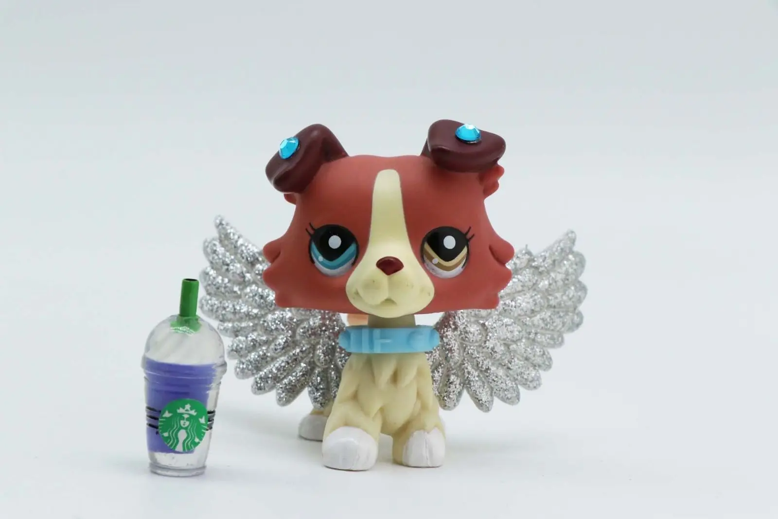 

Cartoon Animals Collie Dog #1262 Collection + MIni Accessories Angel Wings