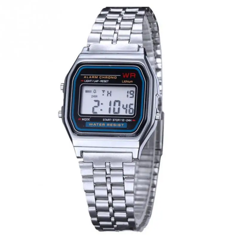 

Fashionable Simple Unisex Men Women Student Electronic Movement Wristwatch Watch