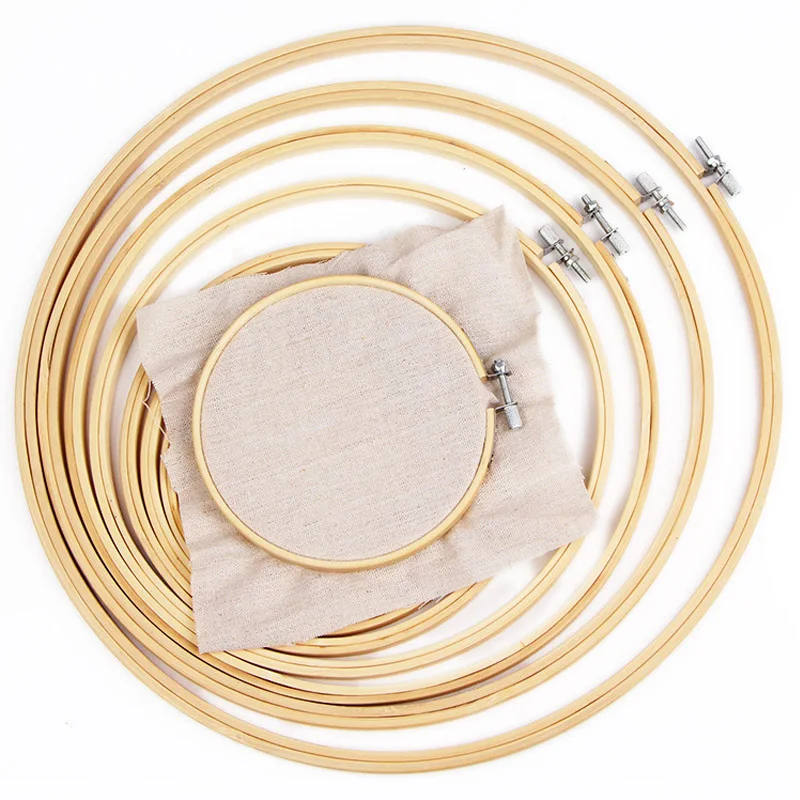 

1 Pcs 13cm 18cm 23cm 30cm Tambour Frame Embroidery Shed Embroidery Cross Stitch Hand Show Sewing Wood Rings Embroidery Hoops