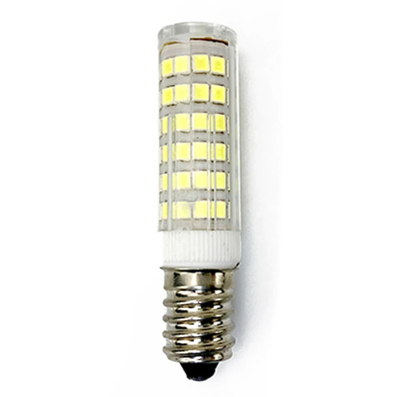 

E14 7W White LED Light Bulb Corn Light Bulb 220V Energy Saving AC/ DC Lamp For Kitchen Range Hood Chimney Fridge Cooker
