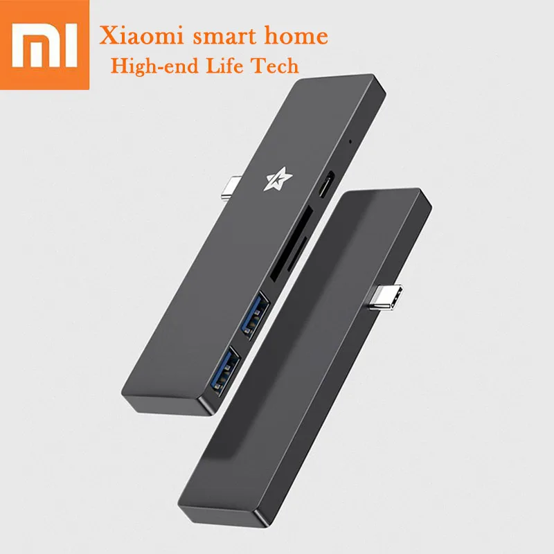 

Xiaomi Type-C Multi-function Converter 6 in 1 Interface Extreme Speed Transportation Support SD/TF Card For Notebook & Phone