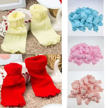 

Boys Autumn 5Pairs/Lot Comfortable Candy Color Breathable Kids Baby Socks Thin 2020 New Popular Girls Summer silk