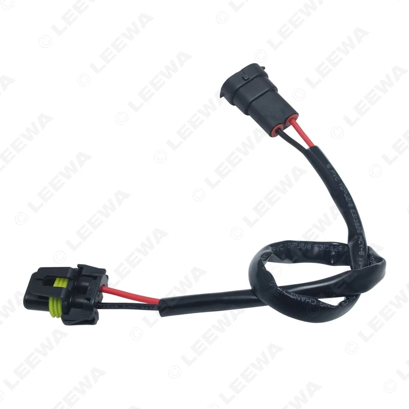 LEEWA 10 шт. 12 В Авто H11 в 9005/9006 разъем кабель питания HID конверсионный комплект