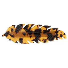 1 шт. шпилька для волос Весна Прочный Красивый перо Листья волосы конский хвост шпилька украшение зажим для женщин дамы девушки