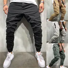 ZACOO мужские хип-хоп стильные модные боковые брюки с застежкой-молнией