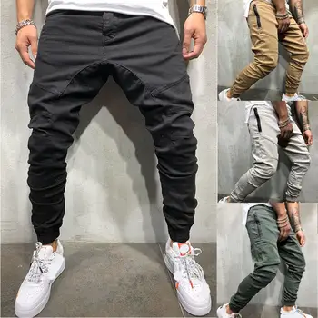 

ZACOO Men Hip Hop Style Fashion Side Zipper Casual Pants