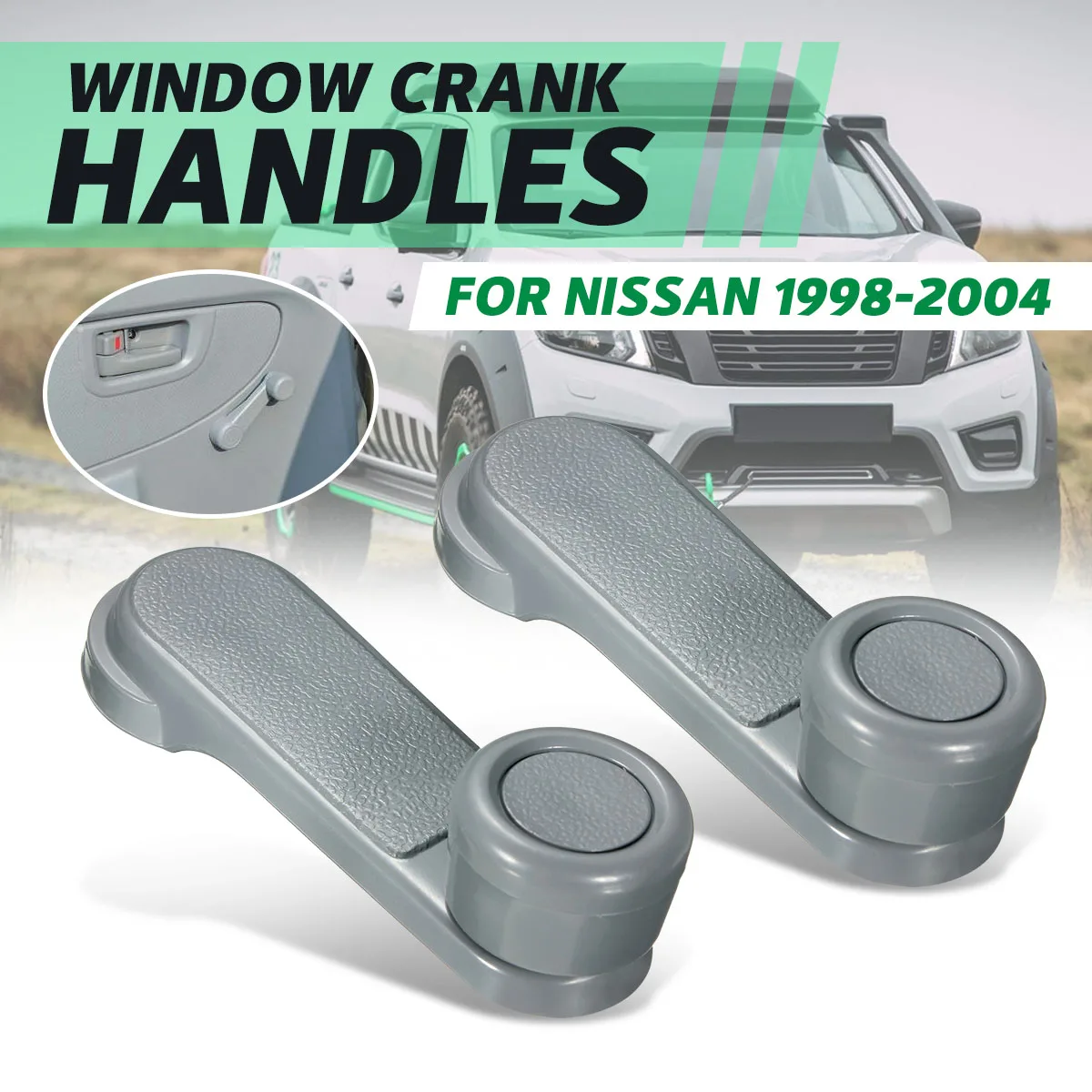 Us 0 96 39 Off 2pcs Auto Car Window Crank Handle Lever For Nissan Pathfinder Sentra Frontier Xterra Hardbody Truck 1998 1999 2000 2001 2004 In