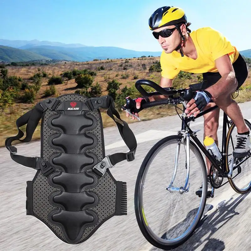Outdoor Sports Bicycle Back Protection Cover Motocross Bike Rock Climbing Ski Cycling Back Protector Body Spine 