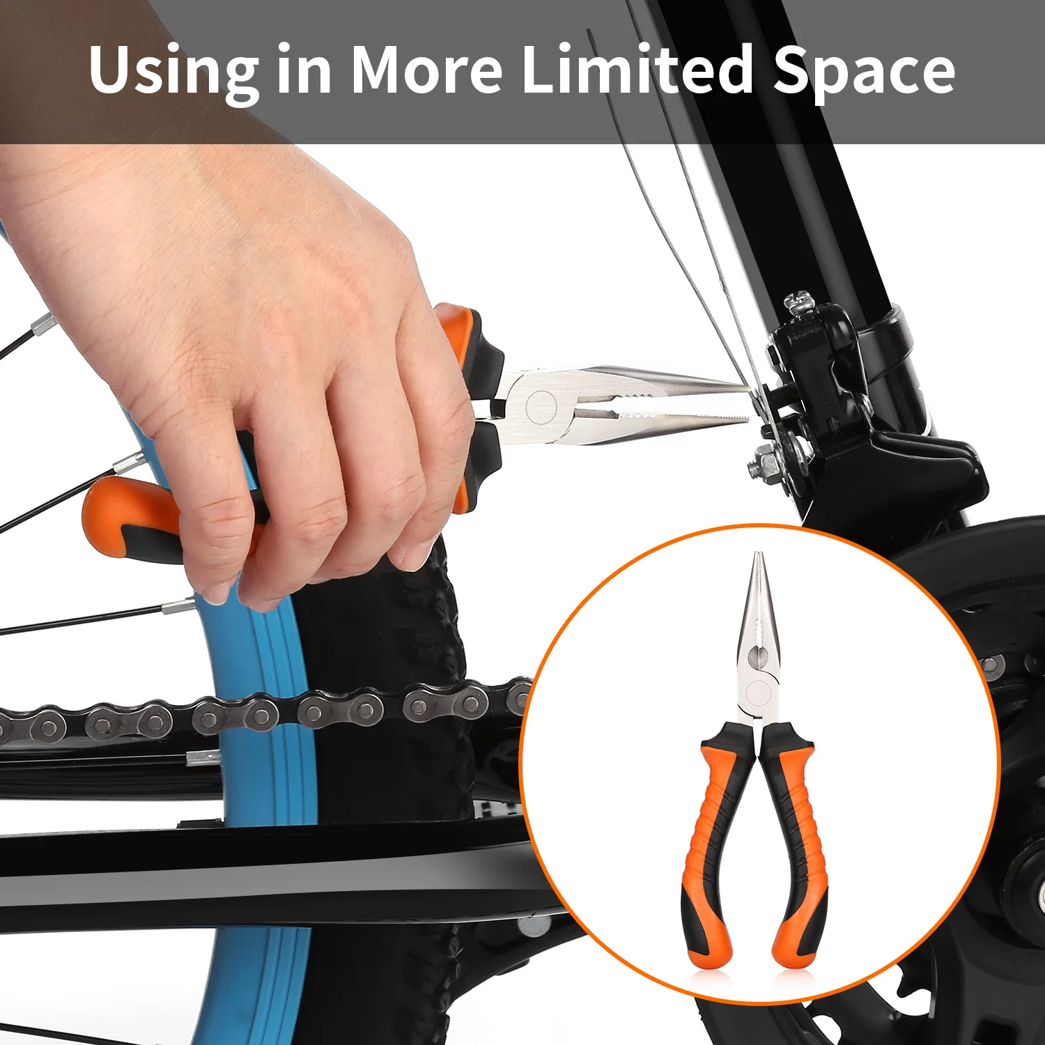 

5pcs Pliers Basic Combination Homeowners Tools With Portable Case Durable Multifunctional Hand Tool Sets Z20