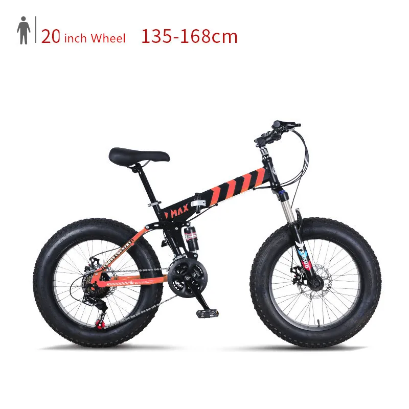 Best New Brand Carbon Steel 4.0 Width Tire 20/26 Inch Wheel 21/27 Speed Soft Tail Mountain Bike Beach Snow Bicycle Downhill Bicicleta 2