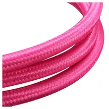 BMBY-Винтаж Плетеный 2 ядра светильник из ткани гибкий кабель Шнур