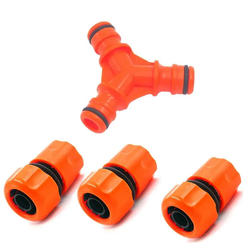 

Plastic Y-Shaped 3-Way Pacifier Connector ID 12MM 19MM Quick Connector Garden Supplies For Garden Water Pipes