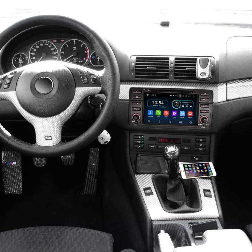 DAB + Quad Core Android 8 1 Авторадио СБ Navi GPS DVR BT DVD Автомобильный радиоплеер для BMW 3er E46 318 Rover