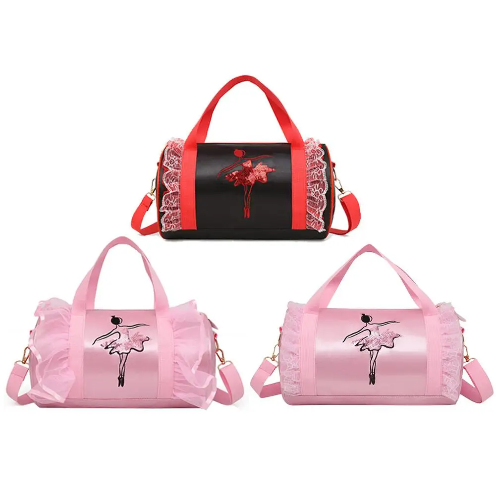 

Children's Dance Bag Shoulder Bag Girls Latin Children's Ballet Bag Cross-body Dance Bags