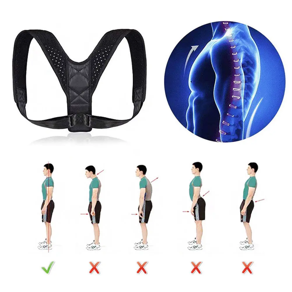 

Hot Adjustable Back Therapy Shoulder Magnetic Posture Corrector for Girl Student Child Men Women Adult Braces Magnet Supports