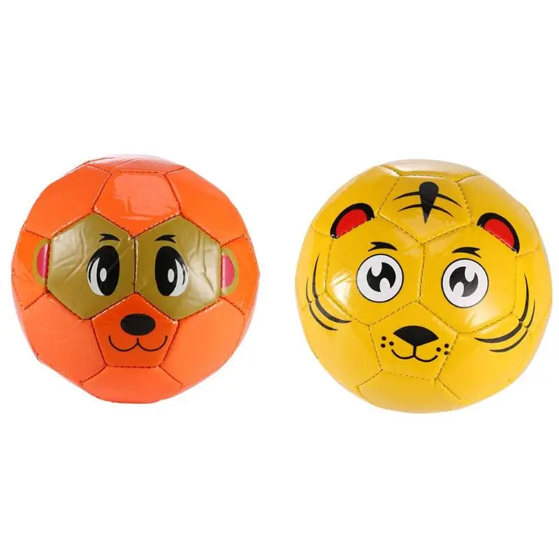 ПВХ № 2 милый прочный Daball малыш мягкий футбольный мяч животных для детей футбол обучения команды спортивные аксессуары