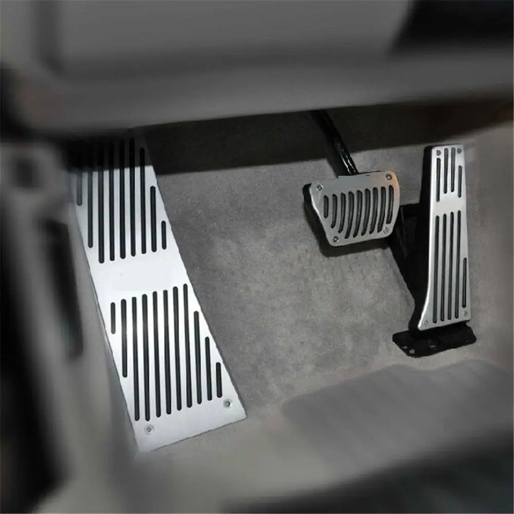 Car Aluminum Foot Rest Pedals Set Car Pedals Cover Fit for BMW 3 Series