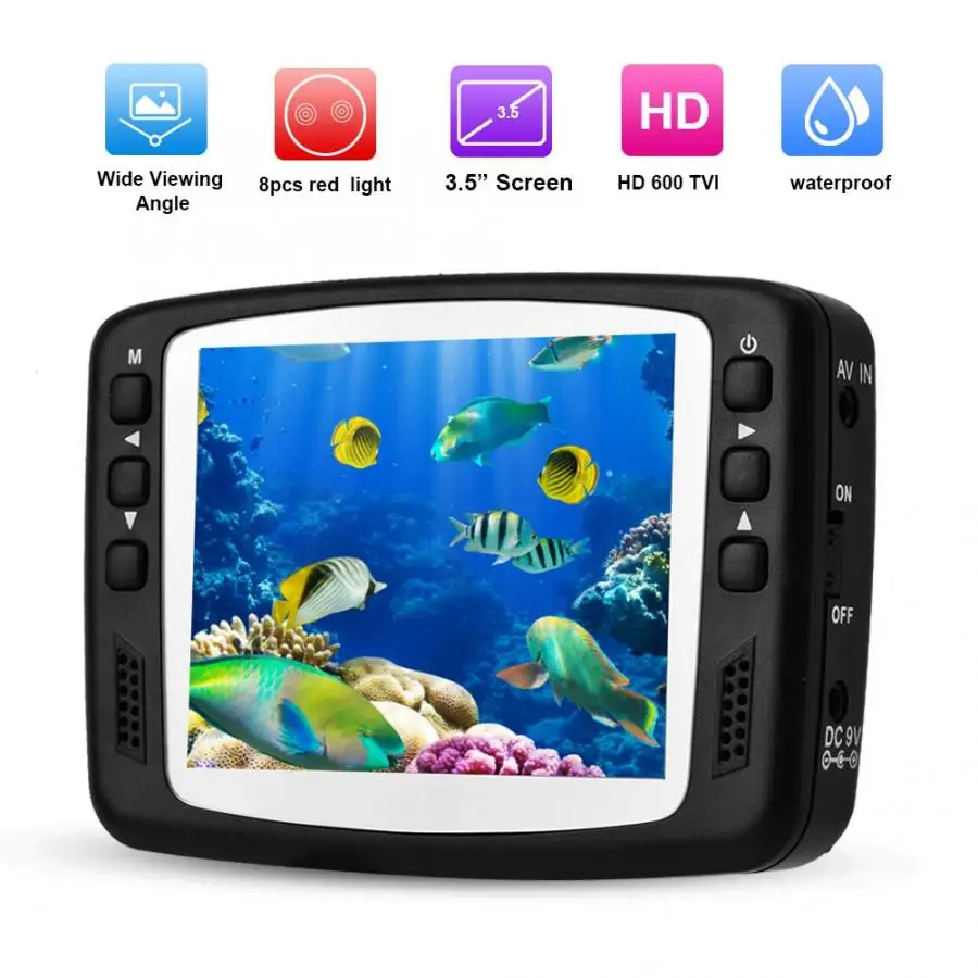 

100-240V 3.5 Inch HD IR Night Vision Underwater Camera Color Diving Camera