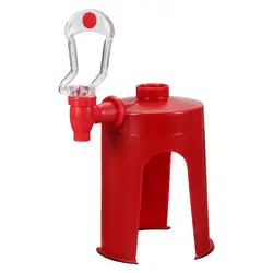 Новый для разлива газировки Fizz Диспенсер диспенсер для напитков диспенсер вечерние партии Cola Sprite, красный