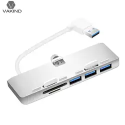 3 порты и разъёмы USB 3,0 хаб Высокоскоростной адаптер с Card Reader Для iMac Slim Unibody