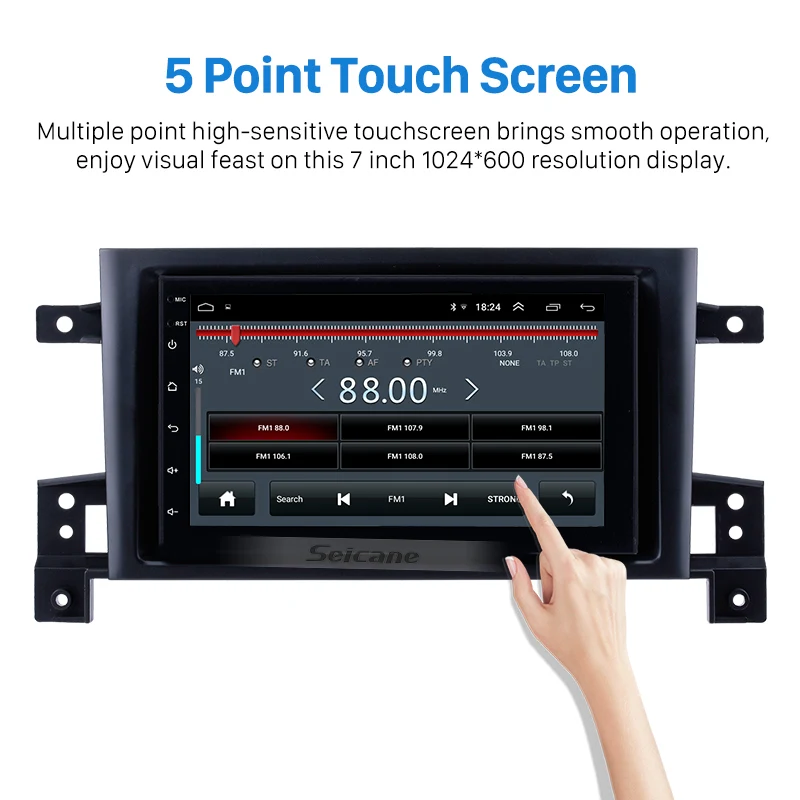 Perfect Higher Version RAM 2GB+ROM 32GB Android 8.1 Car GPS Navigation Unit Player For 2005-2015 Suzuki GRAND VITARA Support Radio TPMS 3