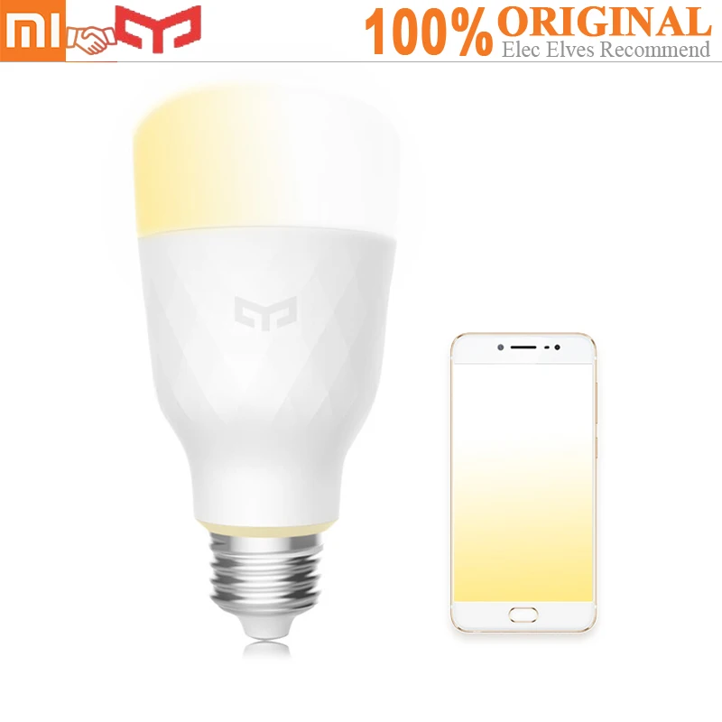 

Xiaomi Yeelight Smart LED Bulb Adjustable Color Temperature for Living Room Bedroom 2PCS Smart Remote Control Light