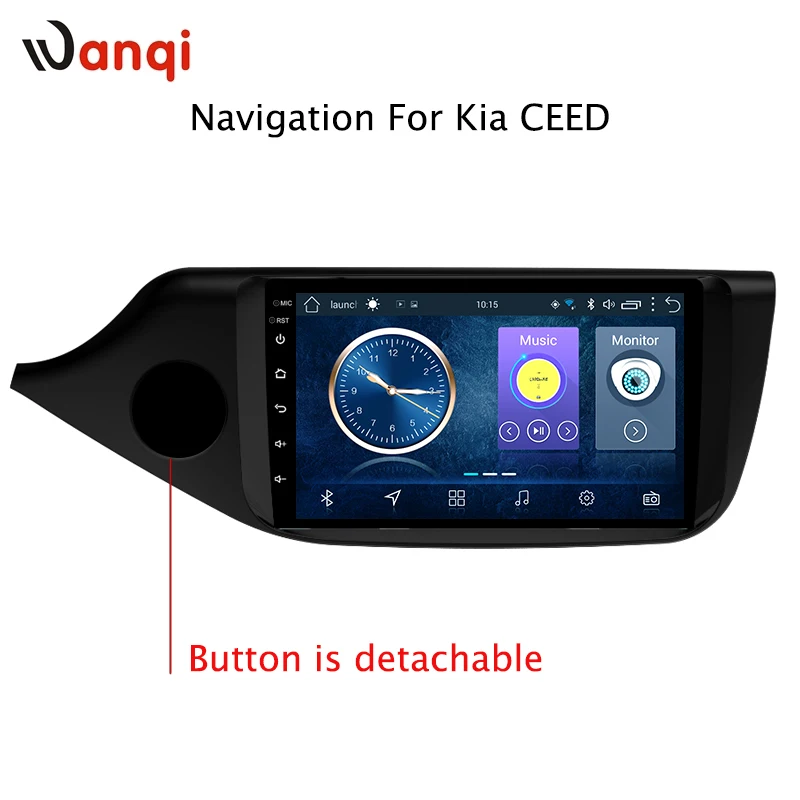 Perfect 9inch full touch Android 8.1 Car DVD Player GPS Navigation Multimedia for Kia Ceed 2013 2014 2015 Auto Radio Audio Video Stereo 1
