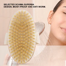 Щетка для ванны, мягкая щетка для волос, очищающая кожу тела, Массажная щетка для душа