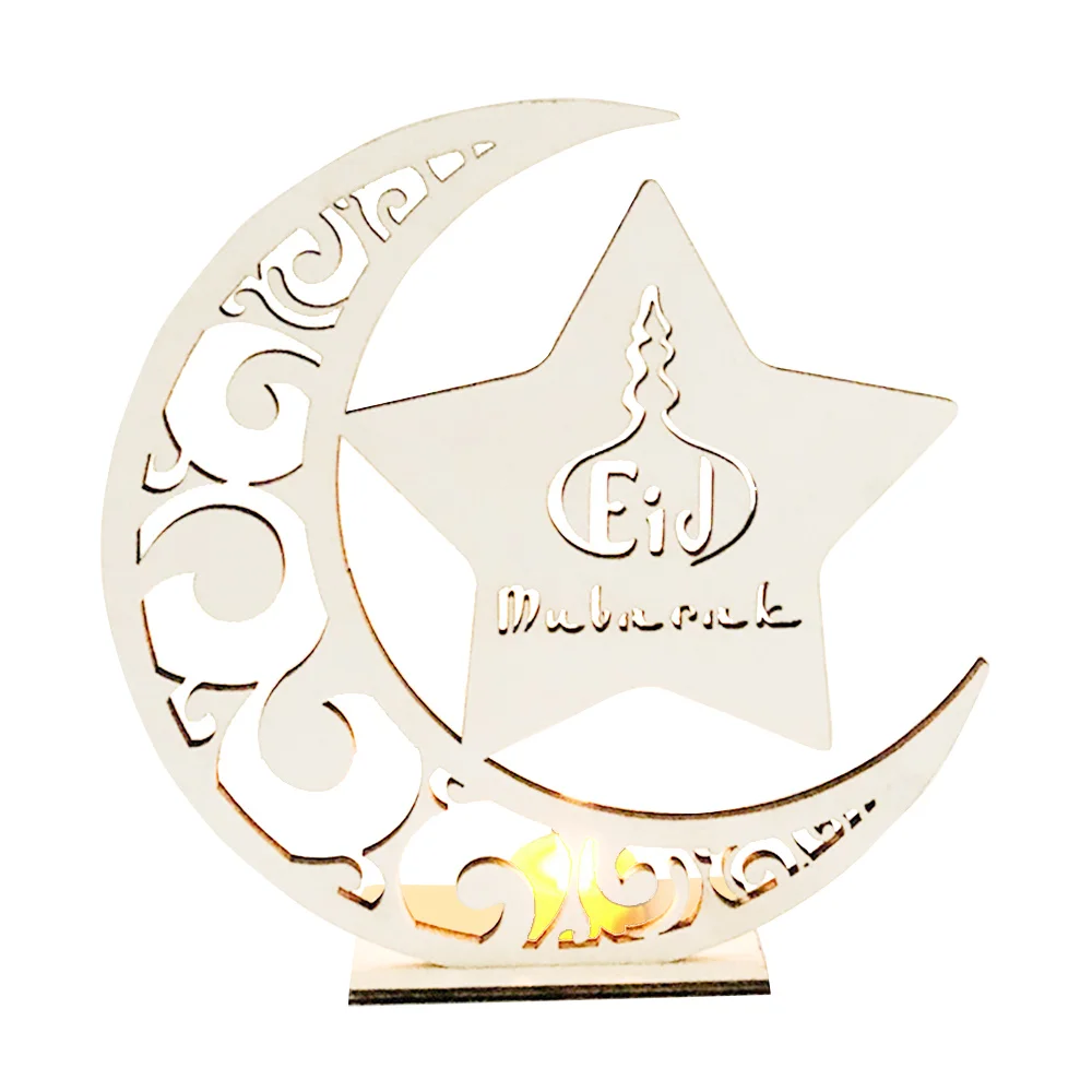 LED Tealight Eid Мубарак свечи лампа креативный Рамадан Супер Яркий праздник Декор
