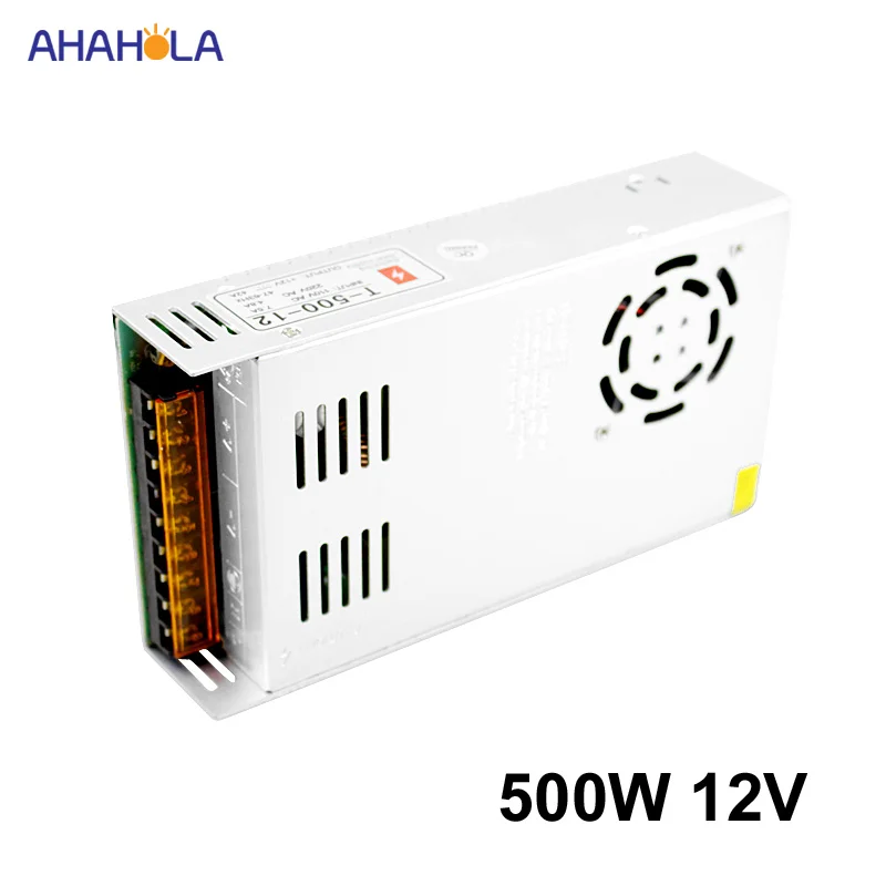 Переключение Питание 12v 40a 500w Led Питание, работающего на постоянном токе 12 в источник Питание 12v Smps Ac 220 В до 12 В Fonte-де-alimentacao