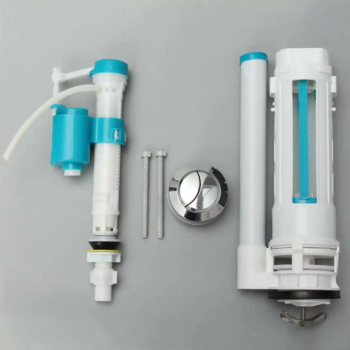 Toilet Push Button Valve Dual Set 