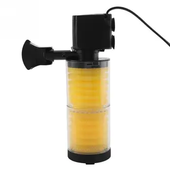 

20W 3 in 1 Aquarium Filter Fish Filter For aquarium Air Pump Air Oxygen Increase Aquarium Internal Filter Aquarium Pump