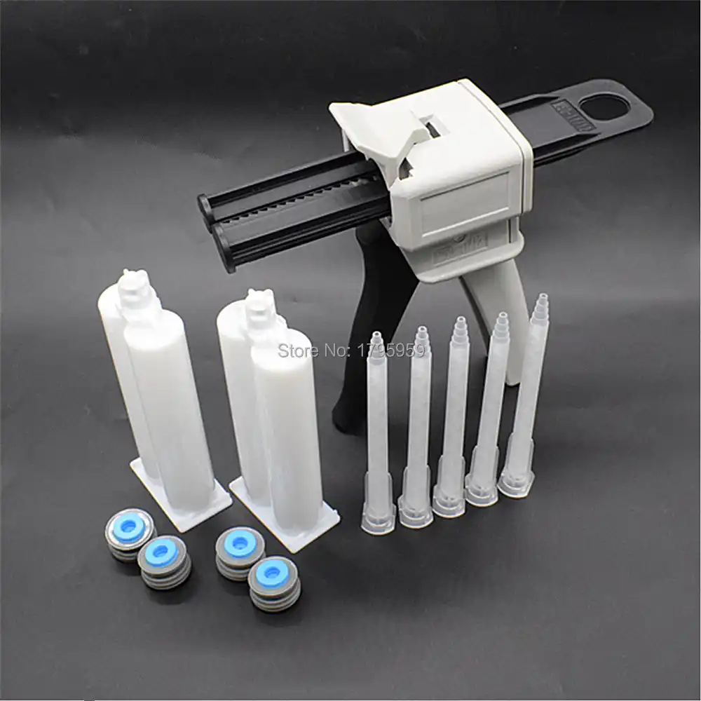 75ml AB Glue Gun 2 Part Epoxy Glue Sealant Applicator Gun Automatically